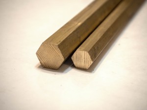 Pręt mosiężny MO58 6-kąt 32 L=100mm
